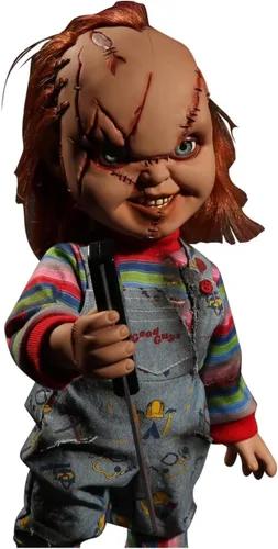 Miniatura 3 de Mezco Toyz Juegos para niños Figura de acción Chucky que habla, megaescala, 15 pulgadas