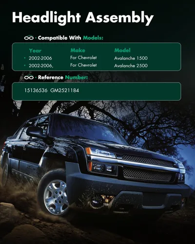 Miniatura 5 de SCITOO Faros delanteros para Chevy Silverado 1500/3500 2007-2013, para Silverado 2500 2007-2014, carcasa cromada, reflector ámbar, lente