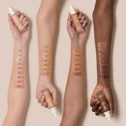 Miniatura 7 de ILIA - Base de maquillaje True Skin Serum No comedogénica, libre de crueldad animal, vegana, sensación sin peso, cobertura que se puede construir