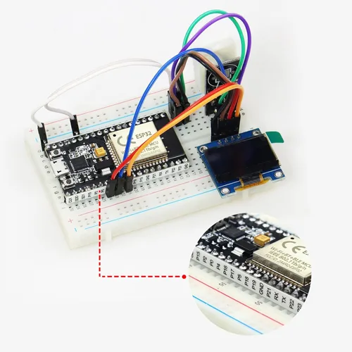 Miniatura 2 de ESP32S ESP32 Placa de desarrollo 2.4 GHz Dual Core WLAN WiFi + Bluetooth 2-en-1 Microcontrolador ESP-WROOM-32 Chip para Arduino