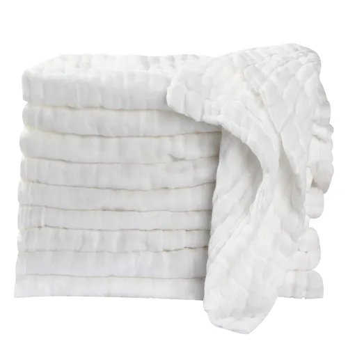 Miniatura 11 de Paños de muselina para bebé, toallas y paños para recién nacidos, artículos esenciales imprescindibles para lavar ropa suave para bebé, paños