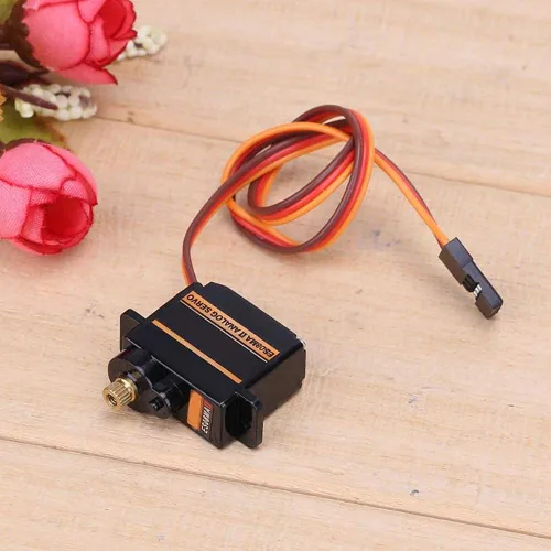 Miniatura 7 de RGBZONE 4 unids ES08MA II 0.42 oz mini engranaje de metal analógico servo máquina estable a prueba de golpes compatible para modelo RC