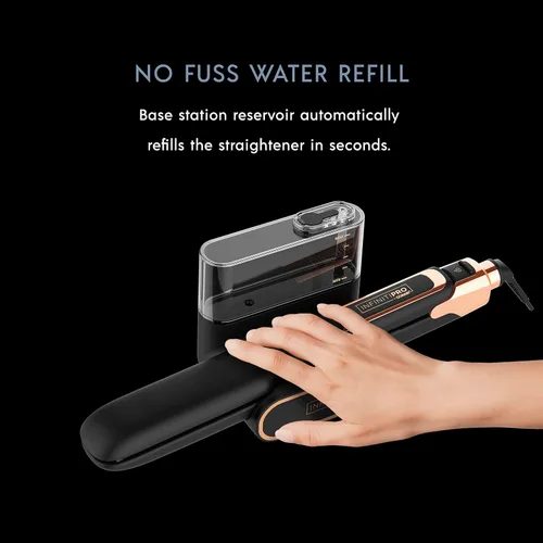 Miniatura 5 de INFINITIPRO by Conair Steam Therapy Plancha plana, plancha de pelo de 1 1/2 pulgadas