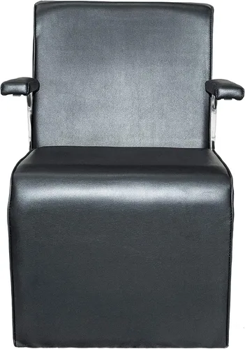 Miniatura 4 de Chromium PureSana - Silla secadora de pelo con plataforma de vinilo, color negro