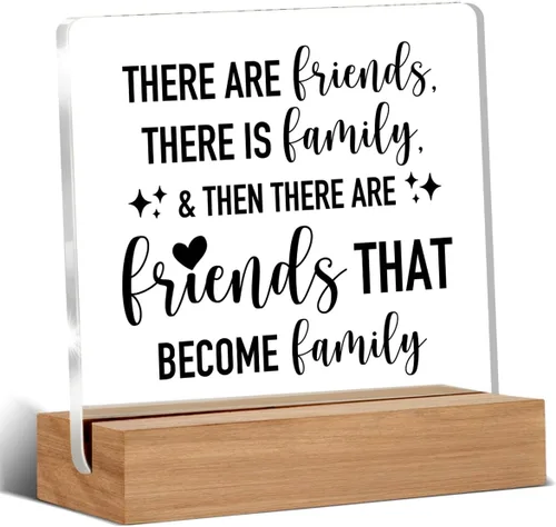 Miniatura 15 de Divertida placa acrílica retro de regalo para amigos, compañeros de trabajo, regalos occidentales para mujeres, hombres, mejores amigos, decoración
