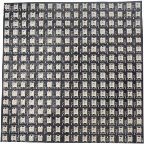 Miniatura 8 de 8x32 Panel de matriz LED 256 píxeles WS2812B Panel LED digital flexible direccionable individualmente a todo color DC5V