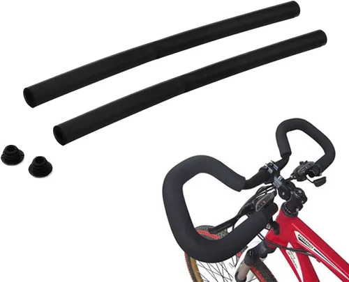 Miniatura 3 de Xafissy - 1 par de empuñaduras de espuma para manillar de bicicleta, cubierta flexible para manillar de bicicleta, cubierta flexible para manillar
