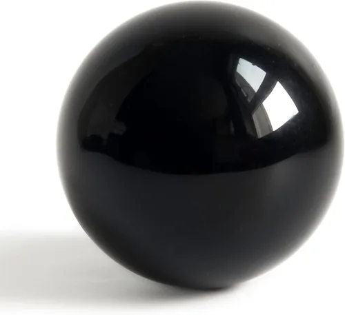 Miniatura 4 de Mina Heal Bola de cristal de obsidiana negra para meditación, adivinación y Feng Shui, esfera de obsidiana grande para decoración