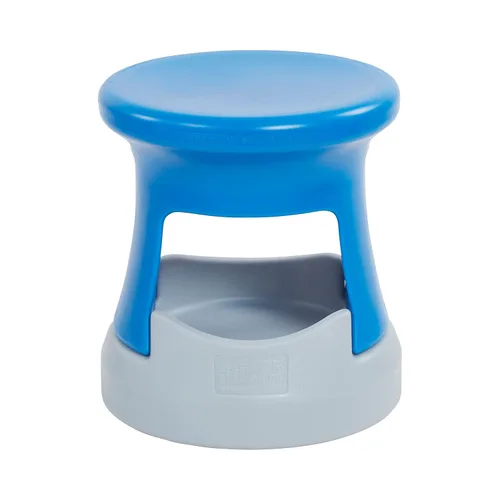 Miniatura 19 de ECR4Kids Taburete tambaleante de almacenamiento activo, altura del asiento de 15 pulgadas, muebles para niños, color negro