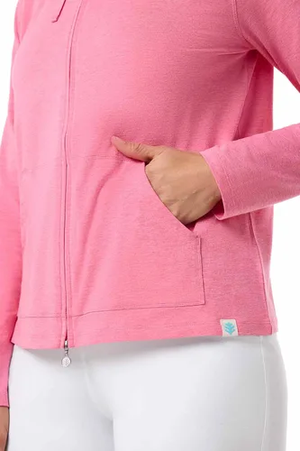 Miniatura 43 de Sudadera con capucha para la costa, de Coolibar, para mujer, UPF 50+, protege del sol