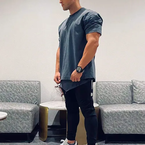 Miniatura 11 de BROKIG Pantalones deportivos ligeros para hombre, elásticos, de secado rápido, con bolsillos con cremallera