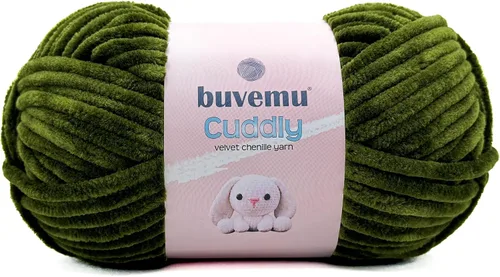 Miniatura 60 de Hilo de felpilla de terciopelo, súper suave y esponjoso, para tejer, hacer manualidades, color amigurumi, duradero para el desprendimiento, 3.53