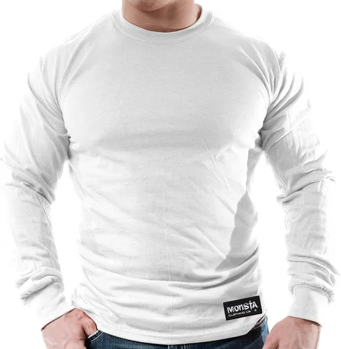 Miniatura 10 de Monsta Clothing Co. Entrenamiento de culturismo masculino (Monsta Classic-000) Gimnasio LNGSLV