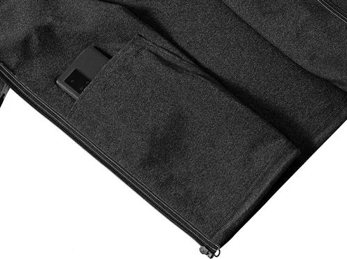 Miniatura 7 de MoFiz Conjunto deportivo para hombre, manga larga, casual, con cremallera completa, para correr, deportivo, 2 piezas