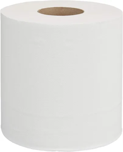 AmazonCommercial Toallas de papel de extracción central de 2 capas, suaves y absorbentes, compatibles con dispensadores universales, certificado