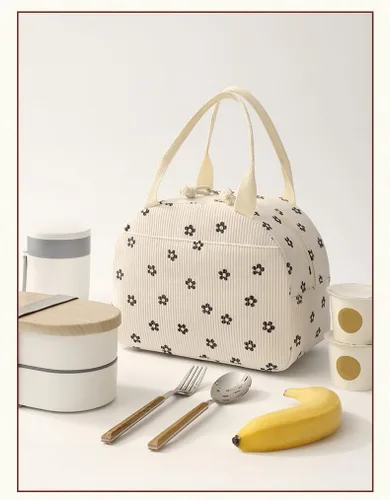 Miniatura 3 de Lonchera portátil para mujer, tamaño mediano de 10 x 7.5 x 5.5 pulgadas, mantiene la comida fresca durante más de 5 horas, fácil de limpiar, ideal