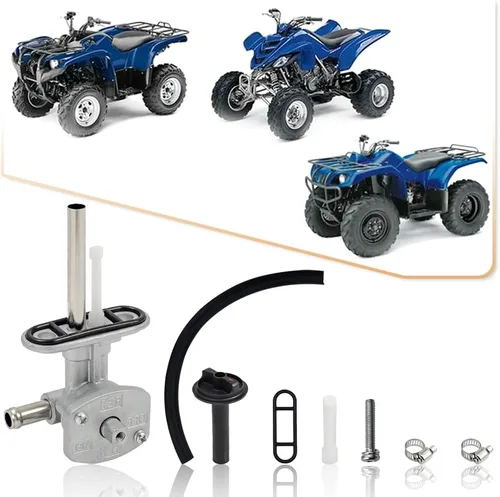Miniatura 7 de Earlyred Válvula de gasolina con palanca para Yamaha ATV Grizzly 350 660 Bruin 350 YFM350 YFM660 para Kawasaki Prairie KVF 360 400 Reemplazar