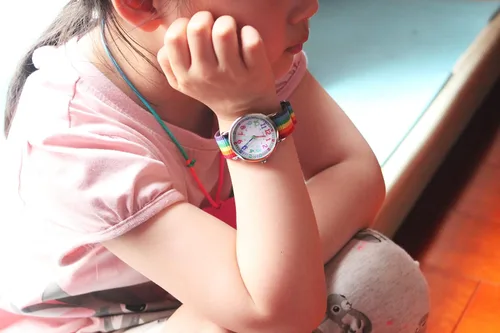 Miniatura 5 de Reloj para niños y niñas, para el tiempo de aprendizaje de los niños pequeños y fácil de leer, reloj analógico para niños y niñas de 3 a 11 años