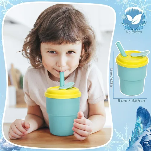 Miniatura 6 de Hohosunlar Bolsa de juego para regalo de niña pequeña, bolso con accesorios – maquillaje falso, juguetes de princesa Elsa, bolso, cartera, teléfono