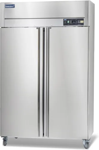 Miniatura 11 de ICECASA Refrigerador comercial de 27 pulgadas de ancho, 23 pies cúbicos de una sola puerta sólida de acero inoxidable, ventilador de refrigerador