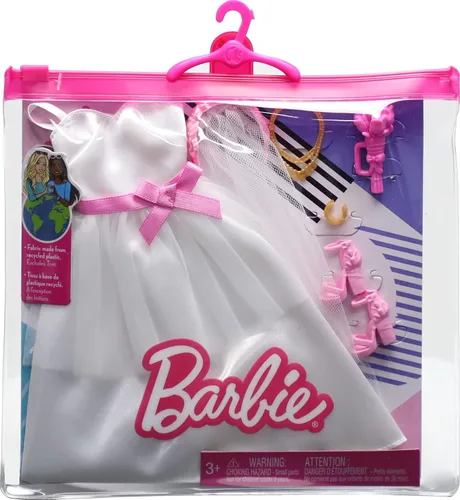 Miniatura 2 de Barbie Ken Fashion Pack, conjunto nupcial con traje de novio para muñeca Ken, incluye esmoquin y zapatos, cachorro y 3 accesorios