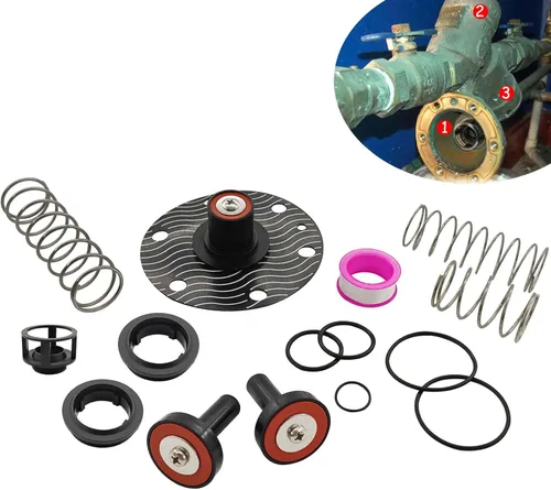 Kit completo de reparación de reflujo de 3/4"-1" para Zurn Wilkins 975XL 975XL2 Preventer de reflujo interno completo de resortes de resortes