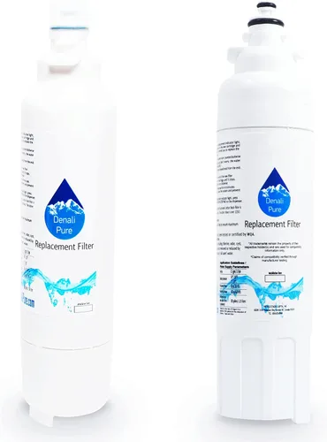 Paquete de 2 filtros de agua de repuesto para refrigerador LG LSXS26366S - Compatible con LG LT800P, ADQ73613401 cartucho de filtro de agua para