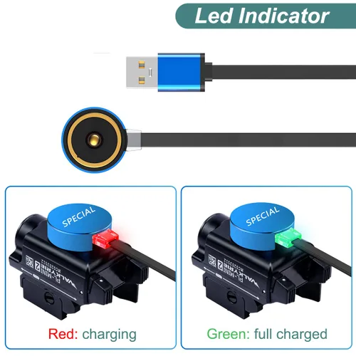 Miniatura 5 de Kissmart Cargador MCC 1A para Olight ArkPro, Arkfeld Ultra/Pro/UV, Baldr Pro R, Obulb Pro, Perun 2 Mini, Valkyrie PL-Pro, Baton S1R II, Baton3