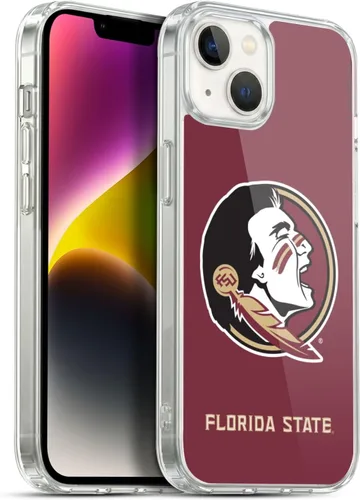 Miniatura 243 de Head Case Designs Funda de gel suave FSU Seminoles de la Universidad Estatal de Florida con licencia oficial compatible con Apple iPhone 13 Pro Max