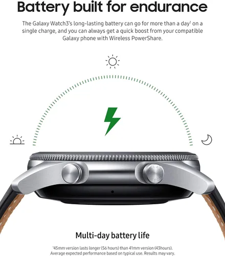 Miniatura 4 de Reloj inteligente Samsung Galaxy Watch 3 (1.614in, GPS, Bluetooth, LTE) con monitoreo avanzado de salud, seguimiento de fitness y batería de larga