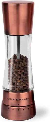Miniatura 13 de Cole & Mason Derwent Molinillo de Pimienta - Molinillo de Pimienta Gourmet de Precisión - Herramientas Recargables para Condimentos y Especias - Oro