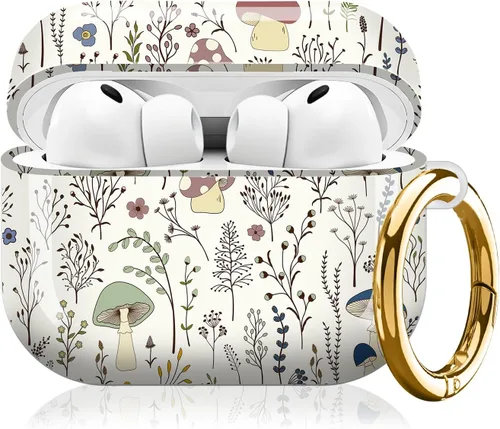 Miniatura 10 de Compatible con AirPod Pro 3 (2025), bonita funda para mujeres y hombres, protección completa, a prueba de golpes, con llavero, accesorios de funda