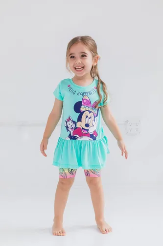Miniatura 2 de Disney Minnie Mouse Mickey Mouse - Camiseta corta con diseño de nudo para niñas