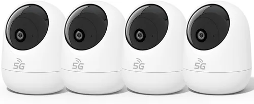 Miniatura 14 de Rraycom - Cámara interior 5G y 2.4G, cámara de seguridad de 2K con inclinación panorámica para monitor de bebé con detección de llanto, cámara