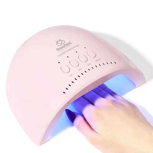 Beetles - Lámpara de uñas UV – Lámpara LED de uñas con 3 temporizadores de 30/60/120 segundos, luz UV para uñas de gel, secador de uñas con sensor