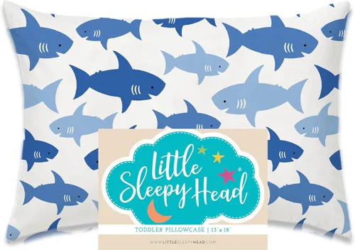 Miniatura 88 de Little Sleepy Head Funda de almohada para niños pequeños, 100% algodón y funda de almohada hipoalergénica para almohada de niños pequeños, funda