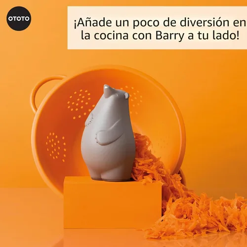 Miniatura 7 de OTOTO Rallador - Acero inoxidable, sin BPA, apto para lavavajillas, divertido gadget de cocina, rallador de verduras, lindos regalos y accesorios