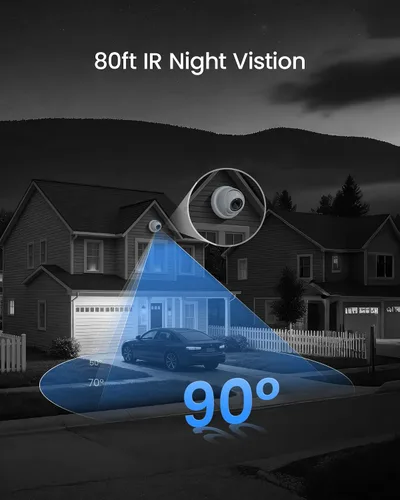 Miniatura 3 de ZOSI Sistema de cámara de seguridad para el hogar 3K 5MP Lite H.265+, DVR de vigilancia de 8 canales con detección de vehículos humanos AI y 4