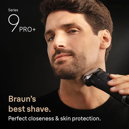 Miniatura 4 de Braun Afeitadora eléctrica Series 9 PRO+, Pro SensoAdapt, centro de cuidado inteligente 6 en 1, maquinilla de afeitar húmeda y seca, 9660CCPS