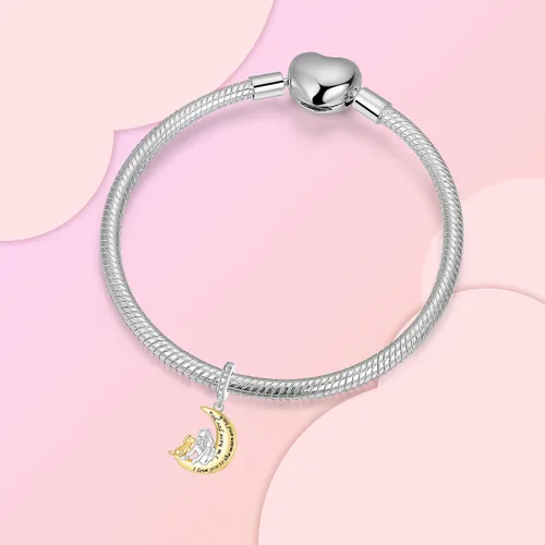 Miniatura 133 de Abalorios de plata de ley 925 con letras de la A ~ Z, para pulseras, collares, Día de San Valentín, Día de la Madre, joyería regalos para mujeres