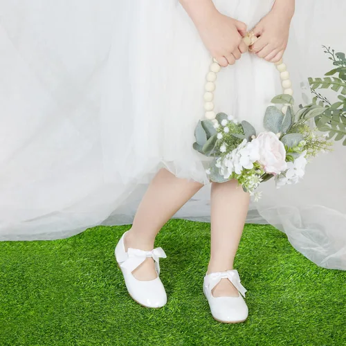 Miniatura 3 de Felix & Flora Zapatos de vestir para niña de las flores, zapatos planos de ballet para niñas, para fiestas, escuela, boda