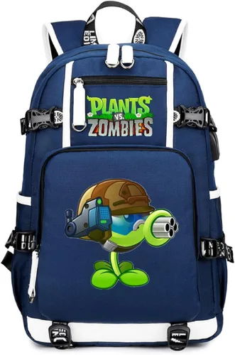 Miniatura 15 de ISaikoy Game Plants vs. Zombies - Mochila de hombro para libros, mochila escolar, color 12