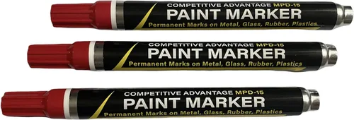 Miniatura 11 de Marcador de pintura esmaltada de ventaja competitiva MPD Permanente Impermeable Resistente a los rayos UV Blanco