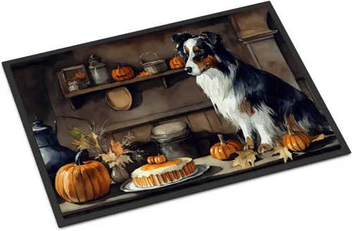 Miniatura 89 de Caroline's Treasures DAC1720MAT Affenpinscher - Tapete de otoño para cocina, con calabazas, 18 x 27 pulgadas, tapete para puerta delantera