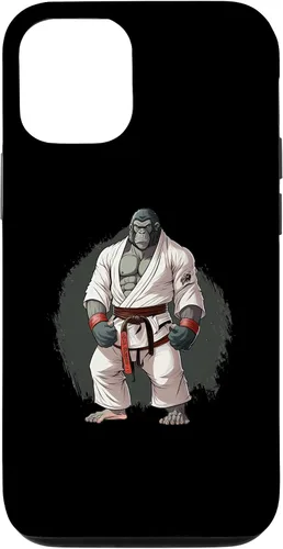 Miniatura 25 de iPhone 11 Gorilla In Judo Uniforme - Estuche japonés de artes marciales