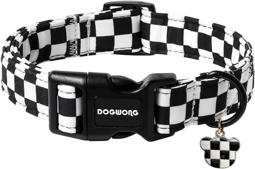 Miniatura 48 de DOGWONG Collar de perro de San Valentín, collar de perro con estampado de corazones para perros grandes, lindos collares de primavera, hembra