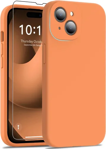 Miniatura 82 de DEENAKIN Funda de silicona compatible con iPhone 12 con protector de pantalla, mejora la protección de la cámara, funda protectora suave y flexible