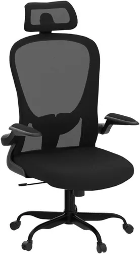 Miniatura 5 de Silla de oficina, Silla de escritorio ergonómica de respaldo alto, Silla de escritorio de malla transpirable con soporte lumbar ajustable