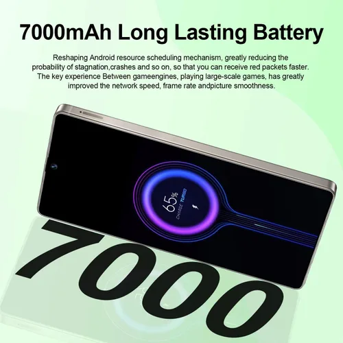 Miniatura 6 de Huness Teléfono celular I25 Ultra desbloqueado, bolígrafo integrado, teléfono desbloqueado de 16 + 1 TB, batería Android 14 de 7000 mAh, 6.99