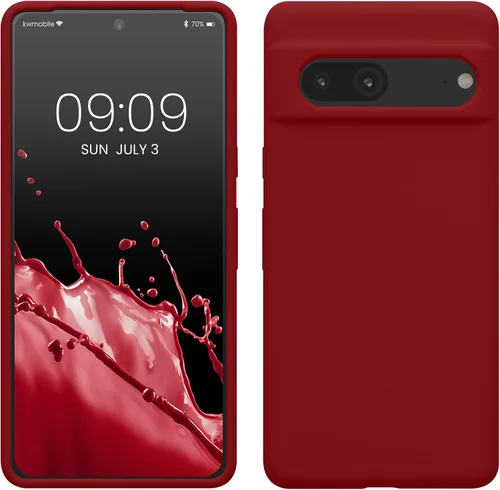 Miniatura 105 de kwmobile Funda compatible con Google Pixel 7 - Funda de silicona TPU con acabado suave - Piedra antigua